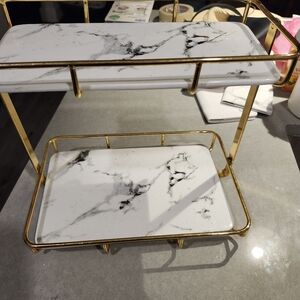 2-Tier Bathroom Organizer  Countertop Perfume Organizer Makeup Storage Holder